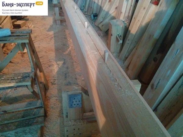 Норвежская рубка. Дома и бани из лафета