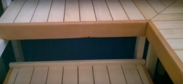 Полок в баню — чертежи Полок в баню — чертежи