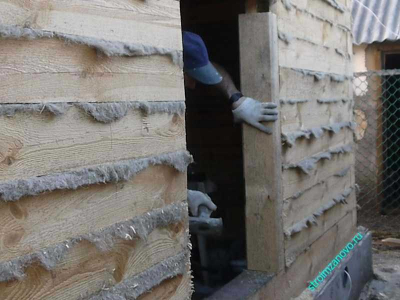 Окосячка в деревянном доме  
Окосячка в деревянном доме