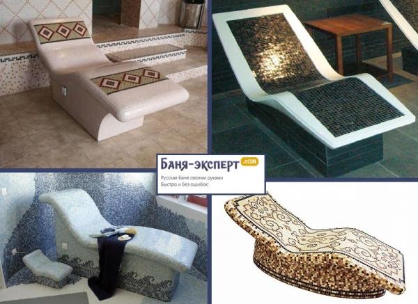 Как сделать лежак для русской бани Как сделать лежак для русской бани