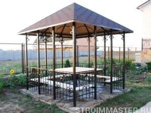 Строим скамейку из профильной трубы Строим скамейку из профильной трубы