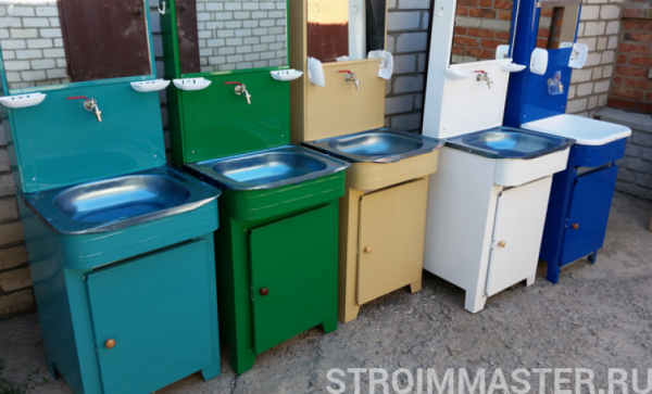 Виды дачных умывальников Виды дачных умывальников