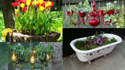 Клумбы своими руками. Как сделать. Идеи и фото Клумбы своими руками. Как сделать. Идеи и фото