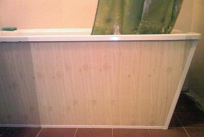 Экран для ванны своими руками