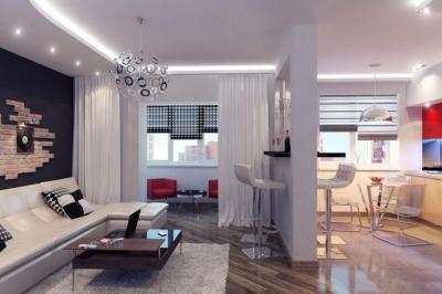 Дизайн однокомнатной квартиры 35 кв. м – фото, лучшие варианты планировок