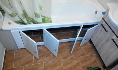 Экран для ванны своими руками