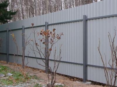 Как построить забор из профлиста своими руками: этапы подготовки и видео пример самостоятельного строительства забора из профлиста