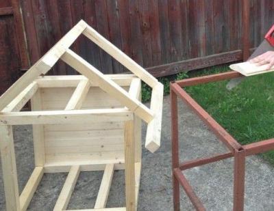 Будка для собаки своими руками: используем чертежи Будка для собаки своими руками: используем чертежи