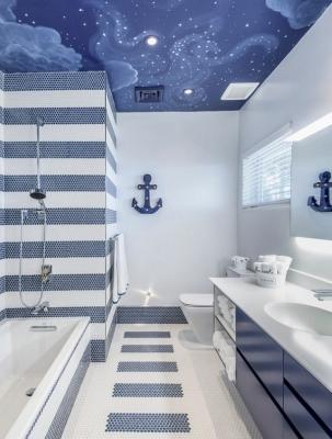 Морской стиль интерьера для загородного дома: особенности и примеры оформления Морской стиль интерьера для загородного дома: особенности и примеры оформления