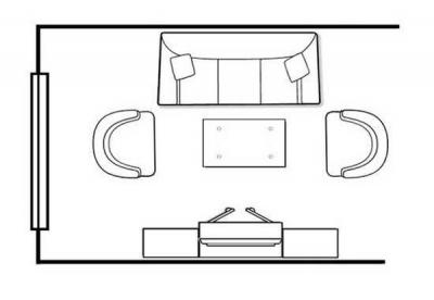 Расставляем мебель в гостиной: главные правила рациональной планировки Расставляем мебель в гостиной: главные правила рациональной планировки
