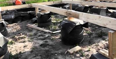 Фундамент из автомобильных покрышек своими руками Фундамент из автомобильных покрышек своими руками