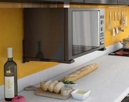 Микроволновка на кухне: где разместить Микроволновка на кухне: где разместить