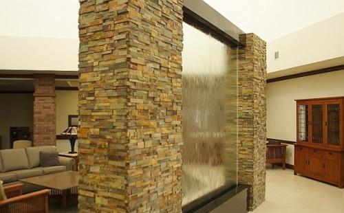Водяная стена в  интерьере Водяная стена в  интерьере