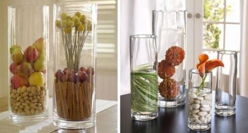 Чем наполнить стеклянную вазу для декора Чем наполнить стеклянную вазу для декора