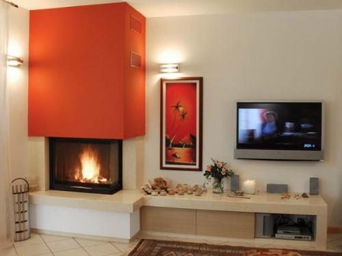 Виды каминов в интерьере