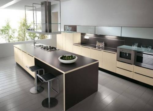 Островная кухня: особенности размещения Островная кухня: особенности размещения