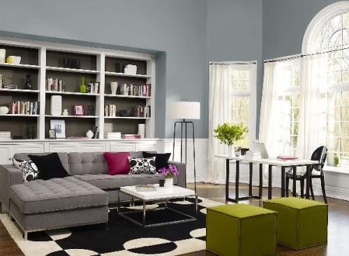 Дизайн гостиной в серых тонах Дизайн гостиной в серых тонах