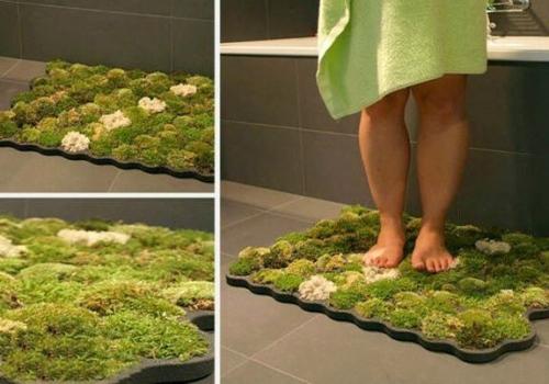 Живой коврик в ванную комнату Живой коврик в ванную комнату