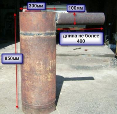 Печь бубафоня своими руками: схема чертеж, расчет и изготовление конструкции Печь бубафоня своими руками: схема чертеж, расчет и изготовление конструкции