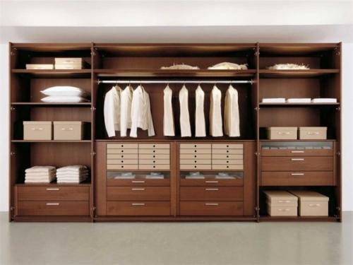 Виды гардеробных систем
