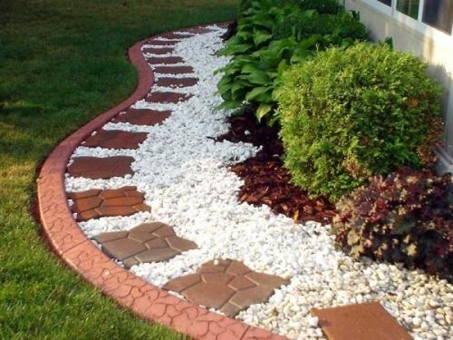 Мраморная крошка в ландшафтном дизайне Мраморная крошка в ландшафтном дизайне