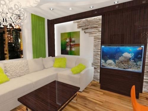 Аквариум в интерьере гостиной Аквариум в интерьере гостиной