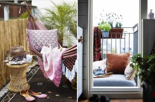 Гамак на балконе Гамак на балконе