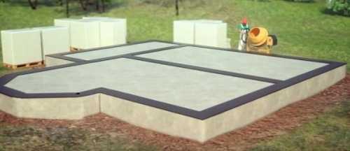 Какой фундамент выбрать для дома из газобетона Какой фундамент выбрать для дома из газобетона