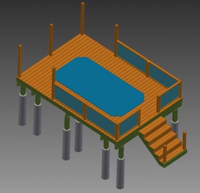 Деревянная терраса вокруг бассейна: проект деревянной террасы, подготовительные этапы и укладки своими руками Деревянная терраса вокруг бассейна: проект деревянной террасы, подготовительные этапы и укладки своими руками