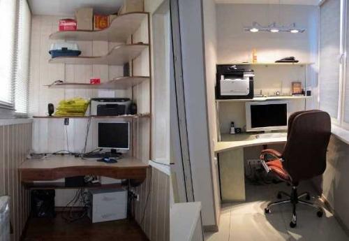 Интерьер кабинета в домашних стенах