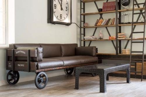 Мебель в индустриальном стиле: основные черты