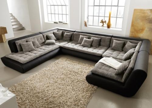 П-образные и полукруглые диваны для гостиной П-образные и полукруглые диваны для гостиной