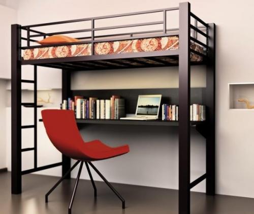 Кровать-чердак с рабочей зоной Кровать-чердак с рабочей зоной