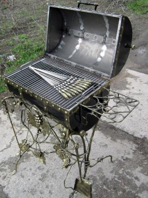 Мангал своими руками из металла: чертежи, фото, инструменты и этапы работ