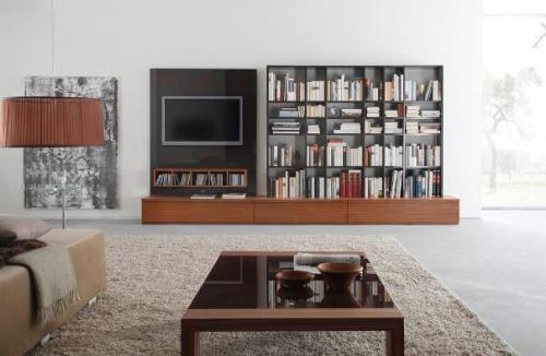 Модульная стенка в гостиной Модульная стенка в гостиной