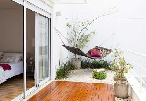 Гамак на балконе Гамак на балконе