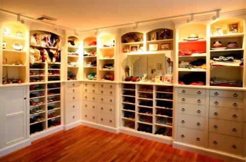 Виды гардеробных систем