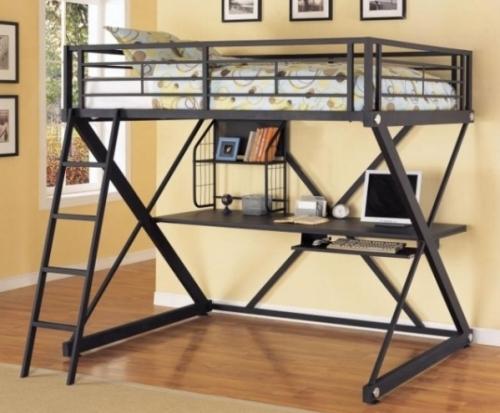 Кровать-чердак с рабочей зоной Кровать-чердак с рабочей зоной