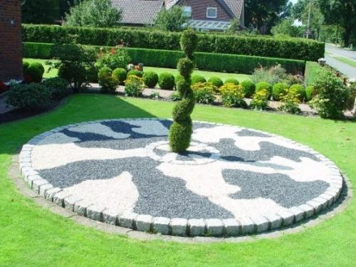 Мраморная крошка в ландшафтном дизайне Мраморная крошка в ландшафтном дизайне