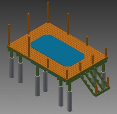 Деревянная терраса вокруг бассейна: проект деревянной террасы, подготовительные этапы и укладки своими руками Деревянная терраса вокруг бассейна: проект деревянной террасы, подготовительные этапы и укладки своими руками