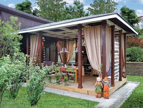 Беседка во дворе Беседка во дворе