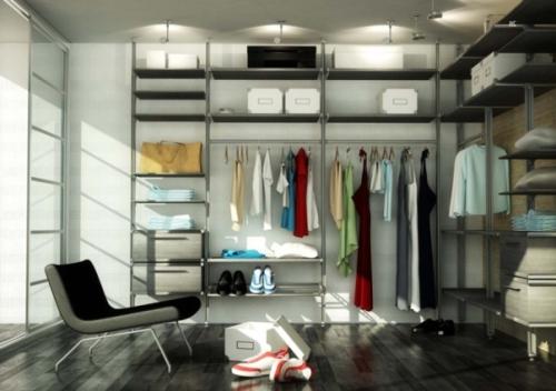 Виды гардеробных систем