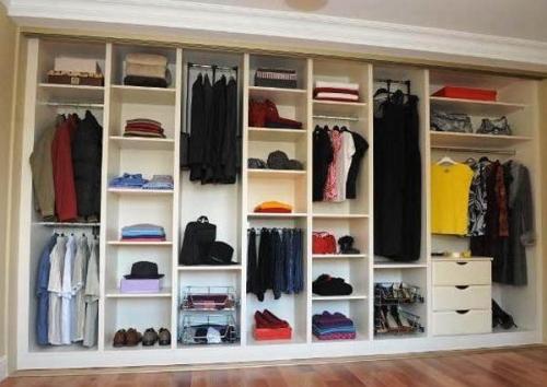 Виды гардеробных систем
