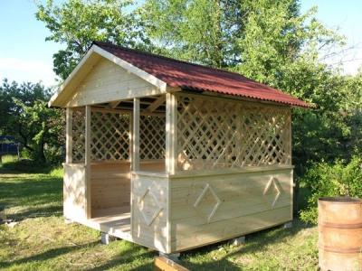 Беседки из дерева своими руками: фото чертежи и строительный процесс пошагово Беседки из дерева своими руками: фото чертежи и строительный процесс пошагово