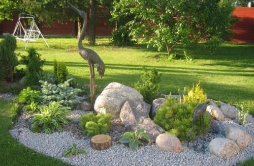 Мраморная крошка в ландшафтном дизайне Мраморная крошка в ландшафтном дизайне