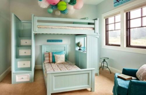 Кровать-чердак с рабочей зоной Кровать-чердак с рабочей зоной