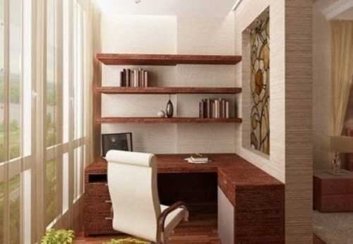 Как сделать кабинет на балконе Как сделать кабинет на балконе