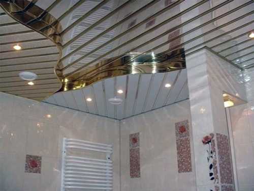 Какой потолок выбрать для ванной комнаты Какой потолок выбрать для ванной комнаты
