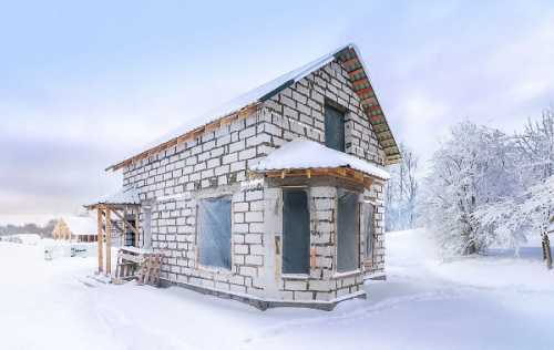 Консервация дома из газобетона на зиму Консервация дома из газобетона на зиму