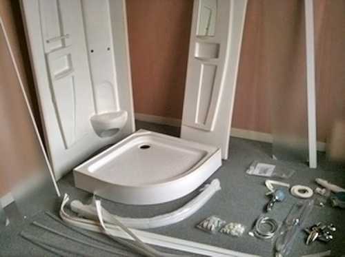 Как установить душевую кабинку Как установить душевую кабинку